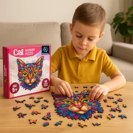 Metclap-Cat-Jigsaw Puzzle- inuse1