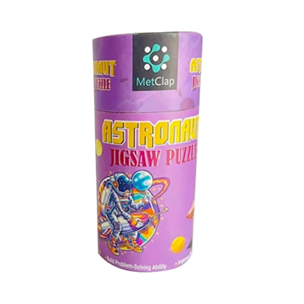 Metclap Astronaut Jigsaw Puzzle - 30 Pcs inside Round Box