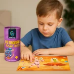 Metclap Astronaut Jigsaw Puzzle - 30 Pcs inside Round Box