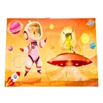 Metclap Astronaut Jigsaw Puzzle - 30 Pcs inside Round Box