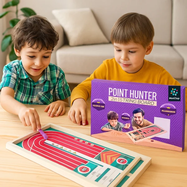 Metclap Point Hunter 2-in-1 String Board - Best Board Game