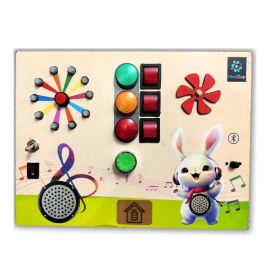 Metclap Busy Board: Ultimate Music & LED Sensory Toy Activity Panel