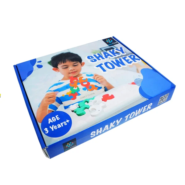 Metclap Shaky Tower - The Ultimate Focus-Building Wobble Challenge to Boost Kids’ Concentration & Creativity