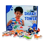 Metclap Shaky Tower - The Ultimate Focus-Building Wobble Challenge to Boost Kids’ Concentration & Creativity