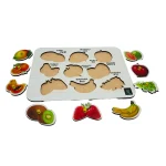 Best Educational Fruits Tray Toy – Fun Learning Knob Puzzle for Smart Kids