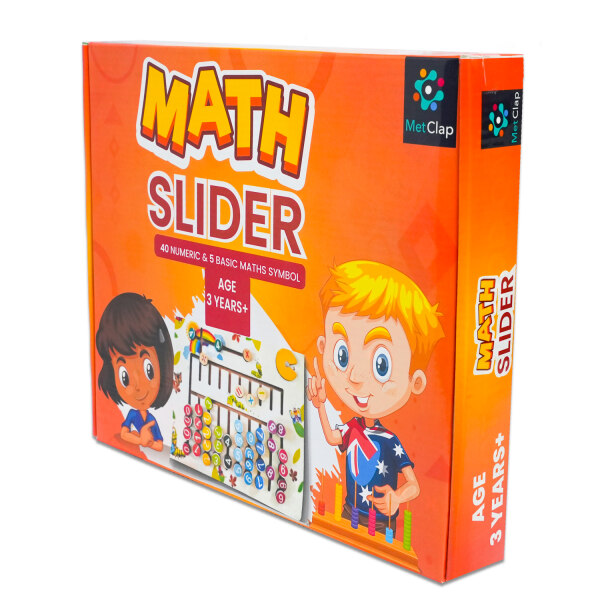 Metclap Maths Slider – Ultimate Adjustable Math Skills Slider for Children