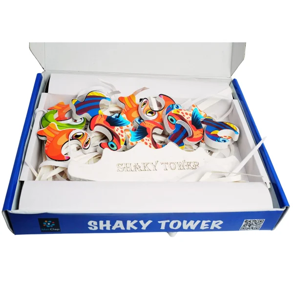 Metclap Shaky Tower - The Ultimate Focus-Building Wobble Challenge to Boost Kids’ Concentration & Creativity