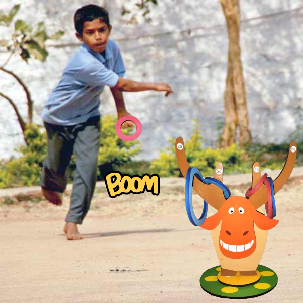 Pumba Master Adventure: Engaging Ring Toss Game for Kids