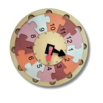 Educational Time Puzzle Clock - Time Management Puzzle Clock