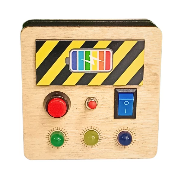Basic LED Busy Board for Toddlers - Safe, Interactive and Ultimate Toy For Kids