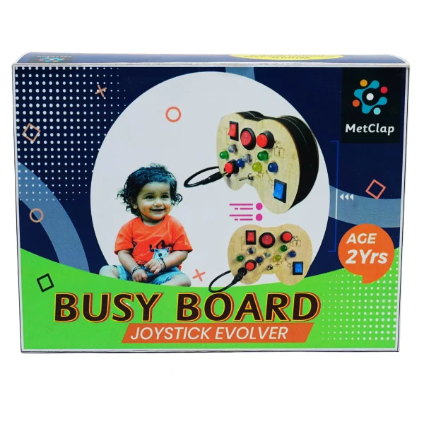Interactive Joystick Busy Board for Toddlers – Screen-Free Fun And Ultimate Busy Board