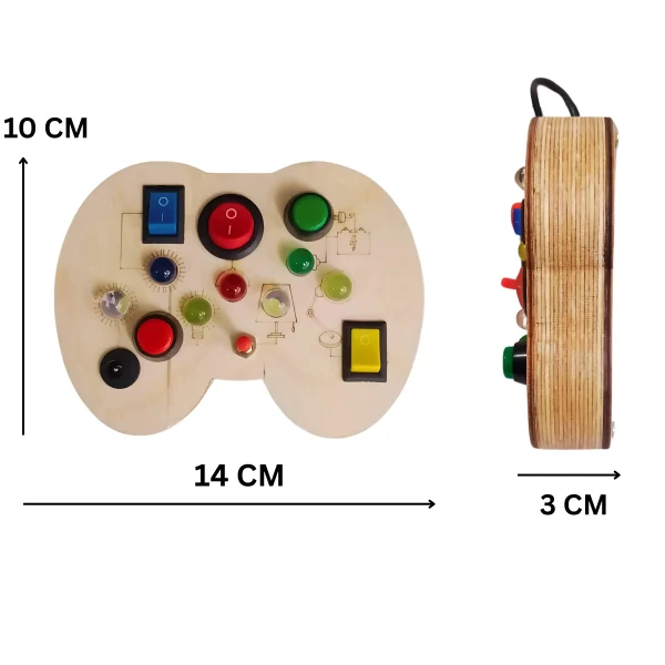 Interactive Joystick Busy Board for Toddlers – Screen-Free Fun And Ultimate Busy Board