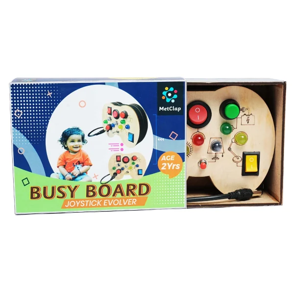 Interactive Joystick Busy Board for Toddlers – Screen-Free Fun And Ultimate Busy Board