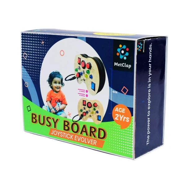 Interactive Joystick Busy Board for Toddlers – Screen-Free Fun And Ultimate Busy Board