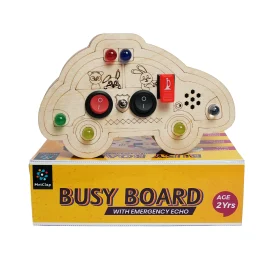 Car Shaped Busy Board for Toddlers 4
