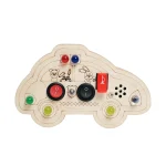 Car Shaped Busy Board for Toddlers – Screen-Free Fun & Learning Adventure, Best Car-Shape Busy Board