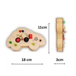 Car Shaped Busy Board for Toddlers – Screen-Free Fun & Learning Adventure, Best Car-Shape Busy Board