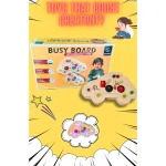 Car Shaped Busy Board for Toddlers – Screen-Free Fun & Learning Adventure, Best Car-Shape Busy Board