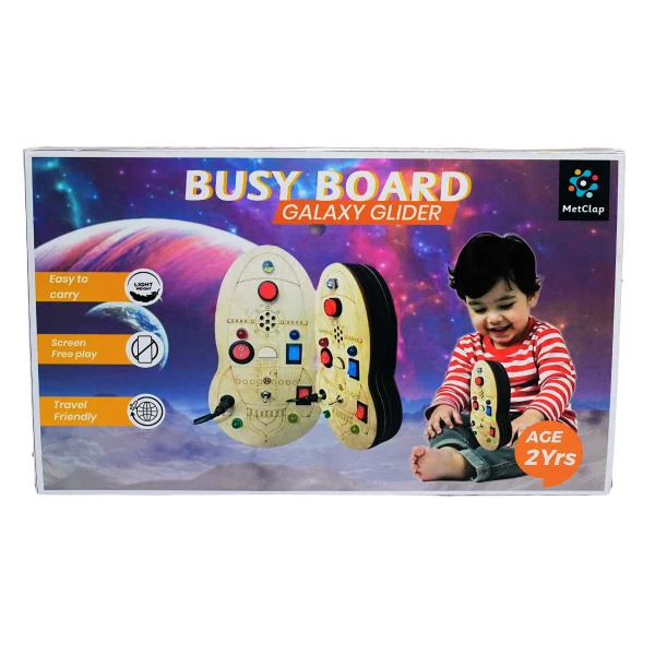 Rocket-Shaped Busy Board for Toddlers – Spark Creativity & Fun, Best Rocket-Shaped Busy Board