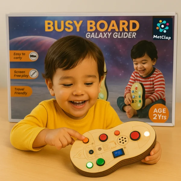 Rocket-Shaped Busy Board for Toddlers – Spark Creativity & Fun, Best Rocket-Shaped Busy Board