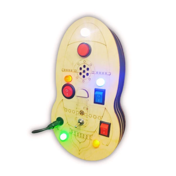 Rocket-Shaped Busy Board for Toddlers – Spark Creativity & Fun, Best Rocket-Shaped Busy Board