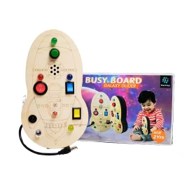 Rocket-Shaped Busy Board for Toddlers – Spark Creativity & Fun, Best Rocket-Shaped Busy Board