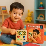 Basic LED Busy Board for Toddlers - Safe, Interactive and Ultimate Toy For Kids