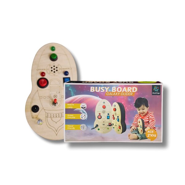 Rocket-Shaped Busy Board for Toddlers – Spark Creativity & Fun, Best Rocket-Shaped Busy Board