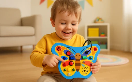 Metclap - Twinkle Wings Butterfly Busy Board - 