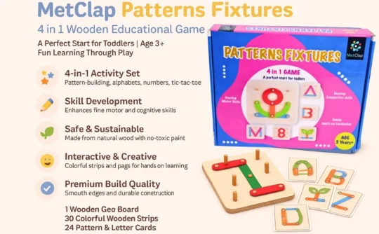 Metclap - wooden educational toy - Aplus 1