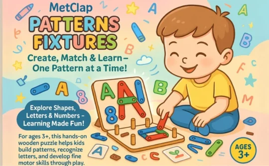 Metclap - wooden educational toy - Aplus 4