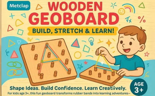 Metclap - wooden geoboard - Aplus 4