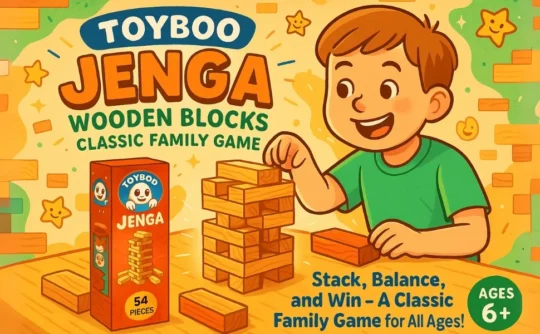 Metclap - TOYBOO Jenga Wooden Blocks - A plus 4