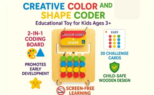 Metclap - Color and Shape Coding Toy - Aplus 1