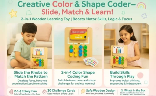 Metclap - Color and Shape Coding Toy - Aplus 2