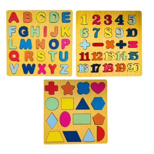 Metclap - 3-in-1 Wooden Puzzle Set - Product image 1