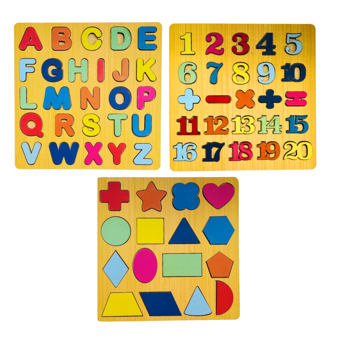 Metclap - 3-in-1 Wooden Puzzle Set - Product image 1